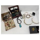 Costume jewelry necklaces bracelets tiaras etc