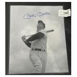 8x10 signed photo mickey Mantle