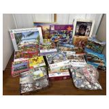 Puzzles, puzzle mat- more than 20