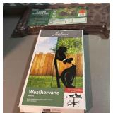 New weathervane & raised garden bed