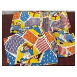 Raggedy Anne and Andy 10 valances two top sheets