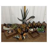 Ducks, trinket box, napkin holder, notepad holder