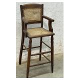 Pressed Back tall Oak youth Chair