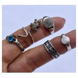 5 Sterling - 925 Rings