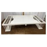 Wooden lap tray- adjustable top *repaired