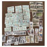 Cigarette cards - keep fit, our king and queen,