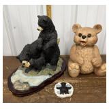 Bear statues, ornament *some missing paint