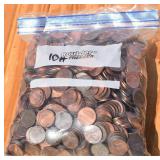 10 lb bag of pennies
