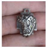 Vintage Creed Sterling Jesus with Crown of Thorns