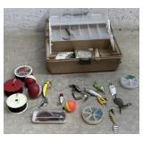 Fishing Tackle Box w/ accessories