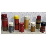 Old Thermos Bottles (8)