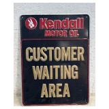 Kendall Motor Oil Sign 18/24 (Aluminum)