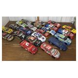 Die cast race car replicas