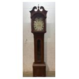 Walnut Grandfather Clock - no weights- needs