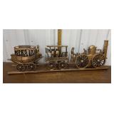 Steam locomotive wall plaque- Made in the USA
