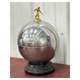 Bowling ball liquor dispenser