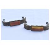 Art Deco Bakelite & Brass Drawer Pulls