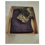 Lds Duluth Cargo Shorts Sz 6/USA Leopard Hat