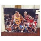 8x10 signed photo Michael Jordan Magic Johnson