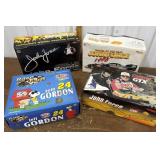 4 Race Cars - John Force, Jeff Gordon,
