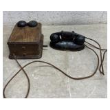 Kellogg Oak Wall Phone