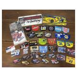NASCAR hoods, wall decals, license plates,