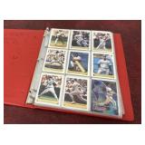 Baseball card album and misc. cards