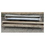 2 Galvanized Chicken Feeders