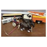 NYSEG Bucket Truck, Swartout Bus, Hess Truck,