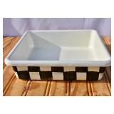 MacKenzie-Childs Courtly Check 9 x 9 Baking Dish.