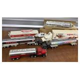 6 Collector Trucks, Texaco, Exxon, mobile & misc,