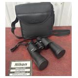 Nikon binoculars and case