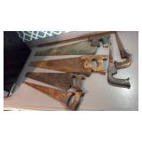Vintage hand saws