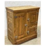 Gold Storage Refrigerator Co Ice Box (oak) 3 door