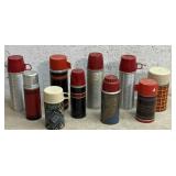 Old Thermos Bottles (10)
