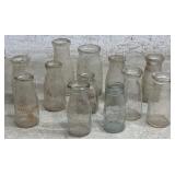 Small Milk Bottles - multiple local towns/ Cities