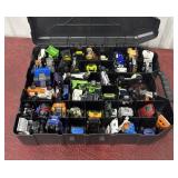 Hotwheels car case and cars