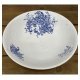 Large Transferware blue & white bowl