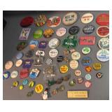 Vintage Pins/ Pin On Buttons