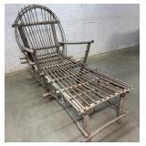Adirondack Twig Chaise Lounge 56/26/18