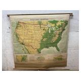 Denoyer- Geppert Simplified United States Map