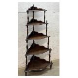 Walnut Corner Shelf 27/18/55