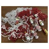 Glass Ornaments & Christmas garland