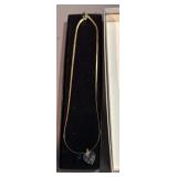 14K gold Italy Necklace - "I Love You"