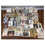 Postcards - greetings, holiday, embossed etcï¿½