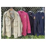 Military jacket, shirts