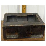 Vintage wooden foundry core box