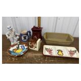 Pampered Chef pan, pitcher, mug, clown etc *horse