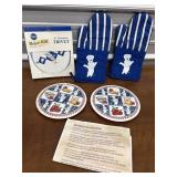 Pillsbury Dough Boy Mitts, trivets, and obituary