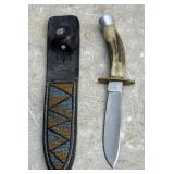 Bone Handle Hunting Knife